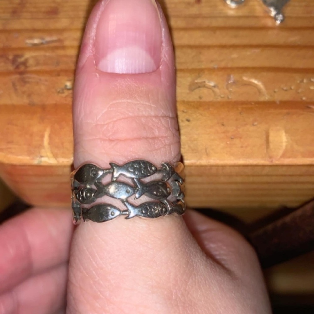 Sterling silver School ring